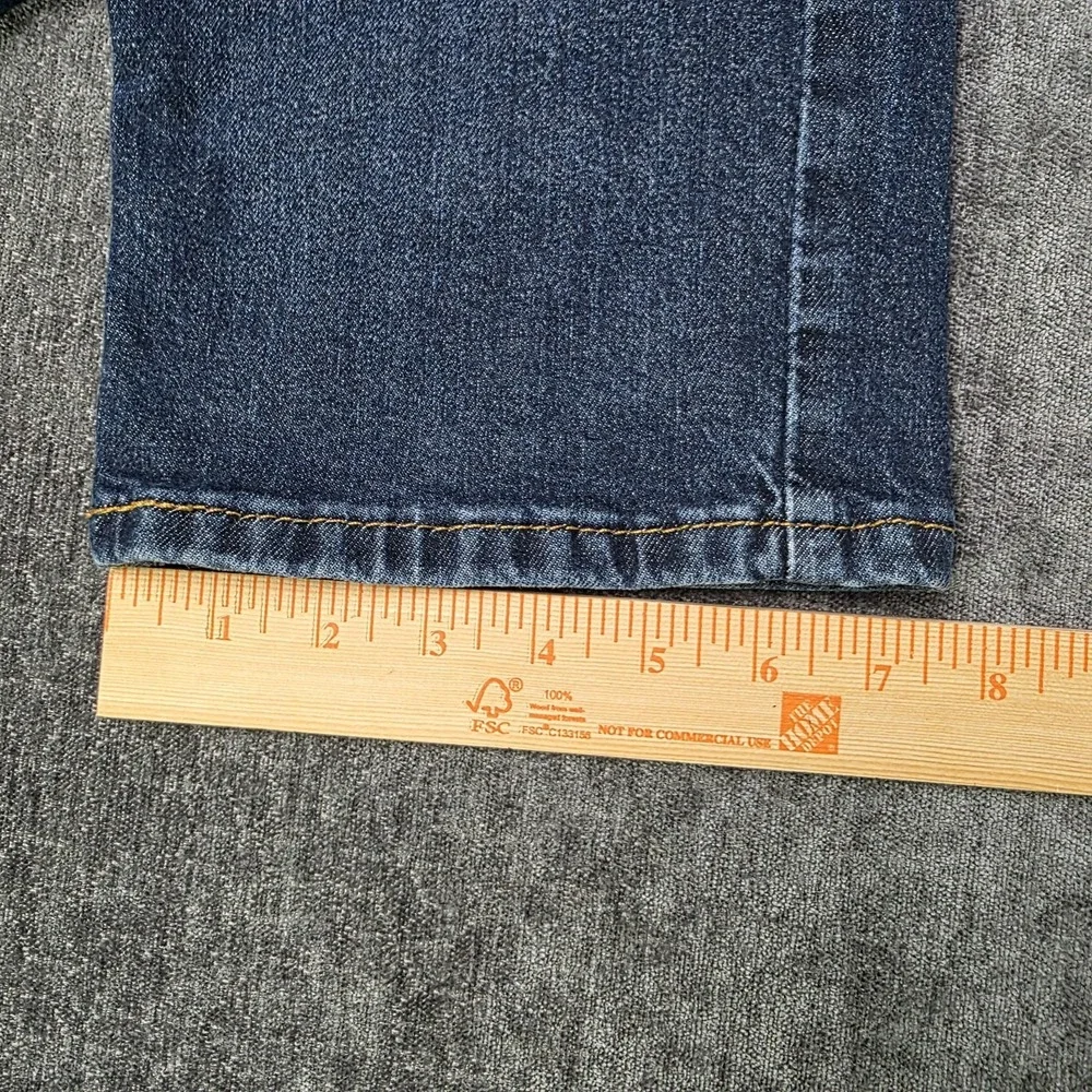 Levis 514 Jeans Mens 34x34 Dark Wash Stretch Denim Straight Fit Mid Rise